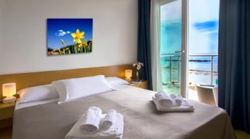 Room with balcony