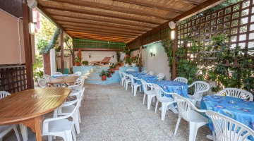 Outdoor area with gazebo
