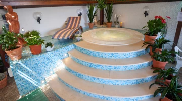 Mini pool in the outdoor area