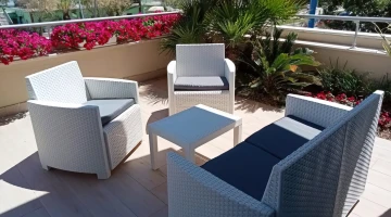 Sitting area on the terrace