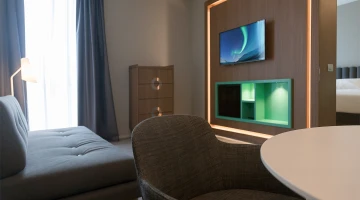 Wohnzimmer in der Junior Suite
