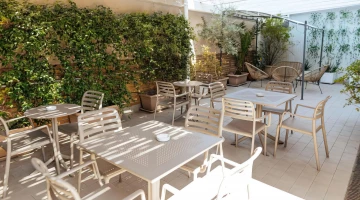 Möblierter Garten