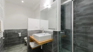 Services with shower box