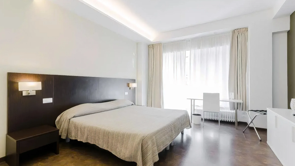 Room with balcony