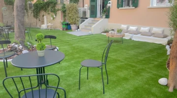 Jardin privé aménagé