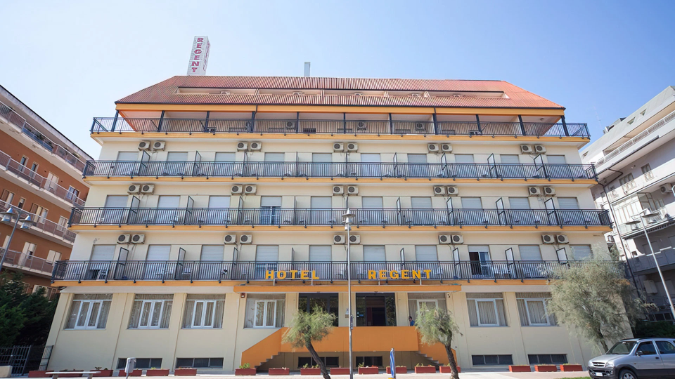 External facade of the hotel