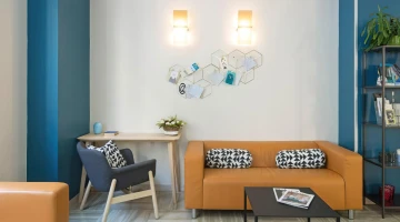 Sofas in der Lobby
