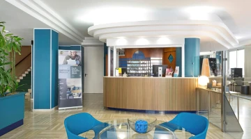Rezeption in der Lobby