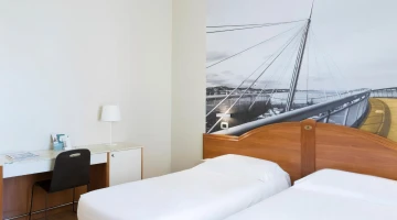 Doppelzimmer mit Einzelbetten