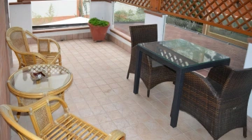 Entspannungsbereich im Freien