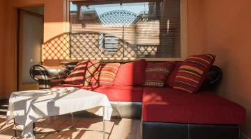 Möblierte Terrasse in der Suite