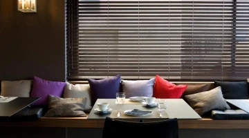 Détail de la salle du petit déjeuner