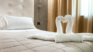 Chambre double avec serviettes disponibles