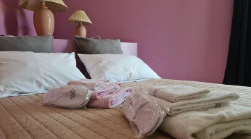 Chambre avec linge à disposition