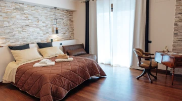 Chambre double avec balcon privé