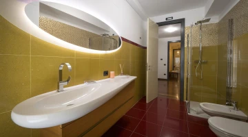 Salle de bain privée avec cabine de douche