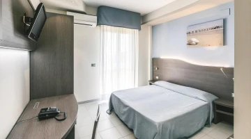 Double room with satellite TV