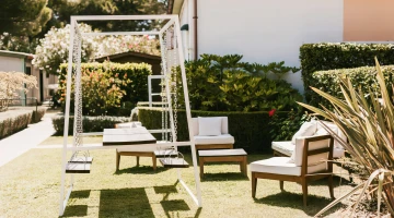 Garden with play area