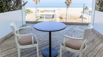 Private balcony