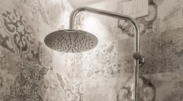 Private bathroom with shower