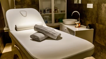 Massage cabin in the spa
