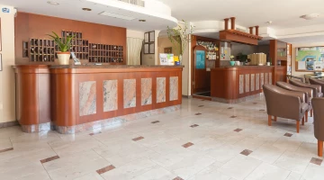 Bancone della reception 