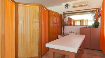 Sala massaggi nel centro benessere