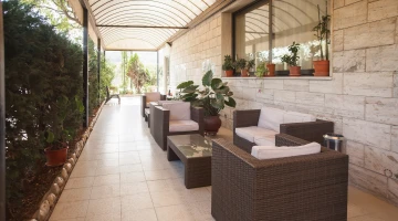 Zona esterna arredata