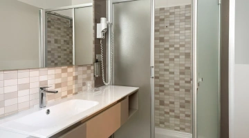 Private bathroom with shower