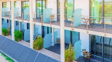 Accommodations with private balcony