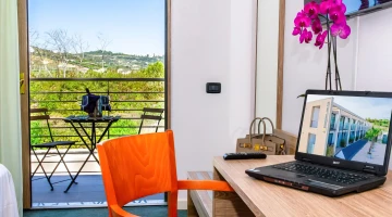 Room with private balcony