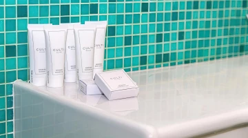 Courtesy set in the bathroom