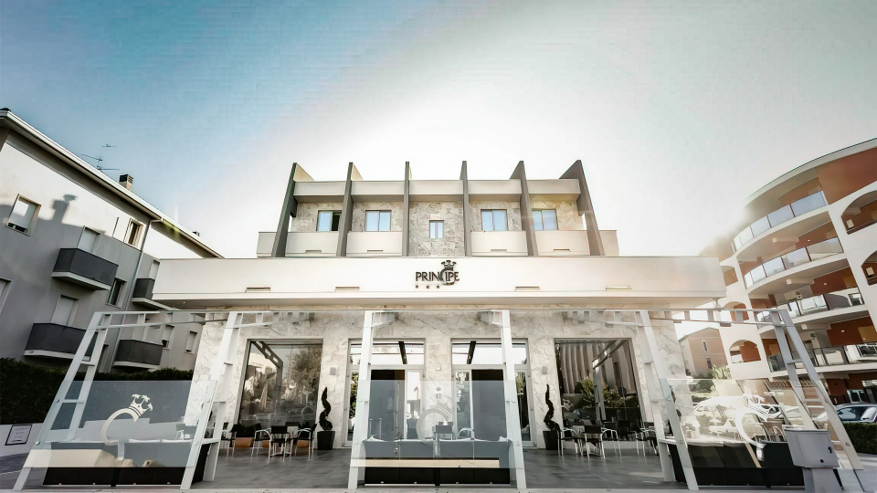Facciata esterna dell'hotel