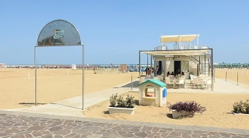 Private beach