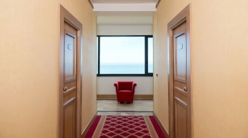 Couloir menant aux chambres