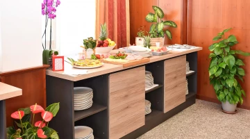 Dettaglio buffet della colazione