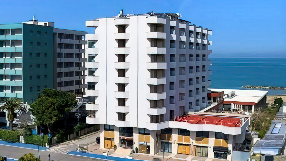 Façade extérieure de l&#39;hôtel