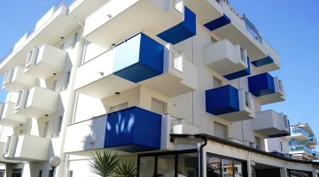 External facade of the hotel