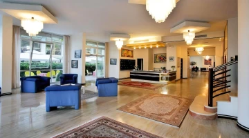 Interior of the hotel