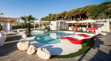 Piscina bimbi in spiaggia privata