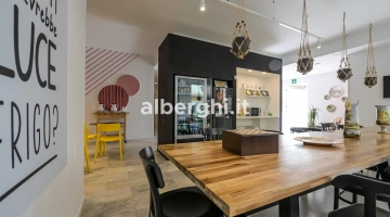 Common area with vending machines for snacks and drinks