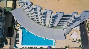 Hotel seen from above