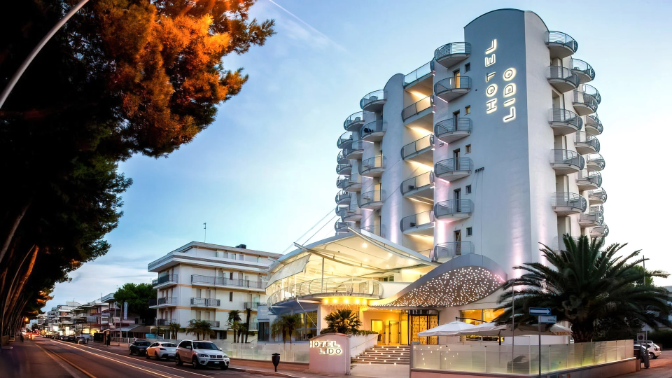 Exterior in the evening