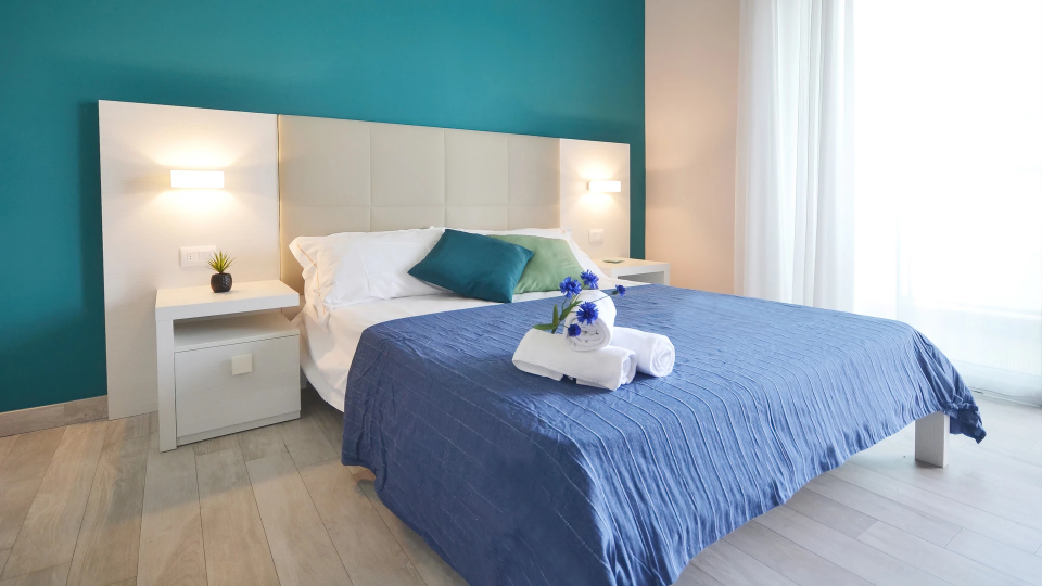 Chambre double avec balcon privé