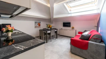 Wohnbereich in der Wohnung