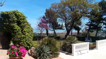 Ampio giardino con zone relax