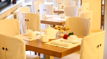 Table set for breakfast