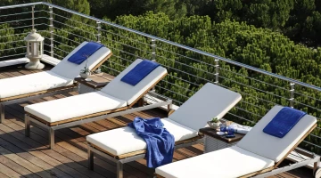 Solarium area on the terrace