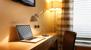 Desk in the room