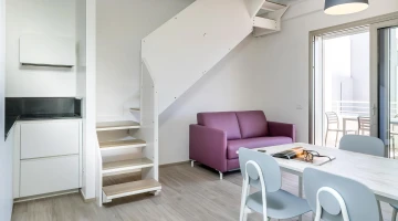 Loft auf 2 Ebenen